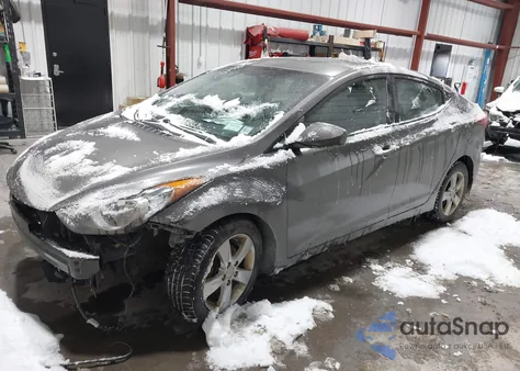 2013 Hyundai Elantra Gls из США, поврежденный, VIN 5NPDH4AE0DH296948